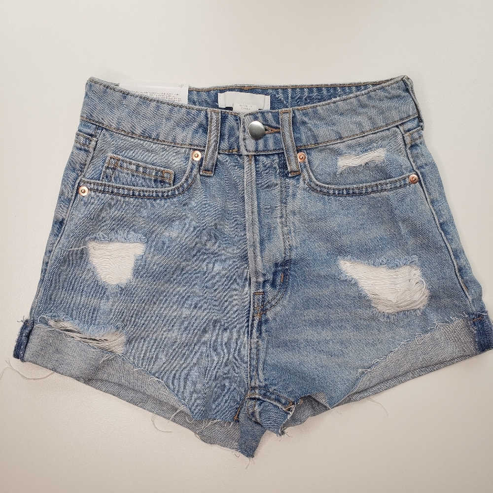 Women's H&M Distressed Jean Shorts